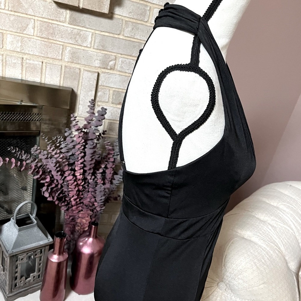 Lulus Tenth Avenue Ruched Halter Maxi Dress in Black - Picture 9 of 15